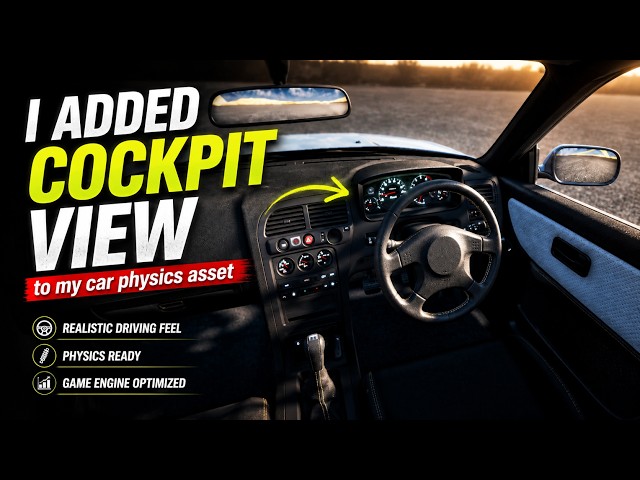 Can I Make a Game From My Own Car Physics Asset? | New Cockpit View