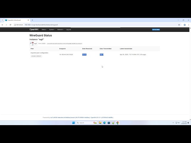 how to setup WireGuard VPN client on OpenWrt