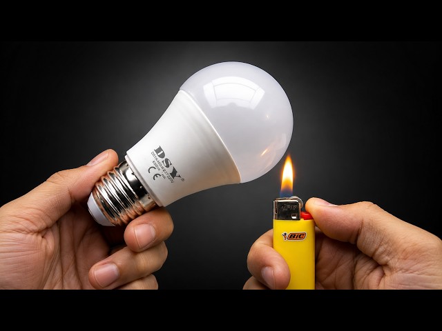 💡 Never Buy New LED Bulbs Again! Just Use a LIGHTER to Revive Old Ones! 😱