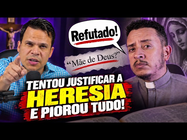 PASTOR ELIZEU tries to justify HERESY and gets TANGLED UP! | Catholic Response