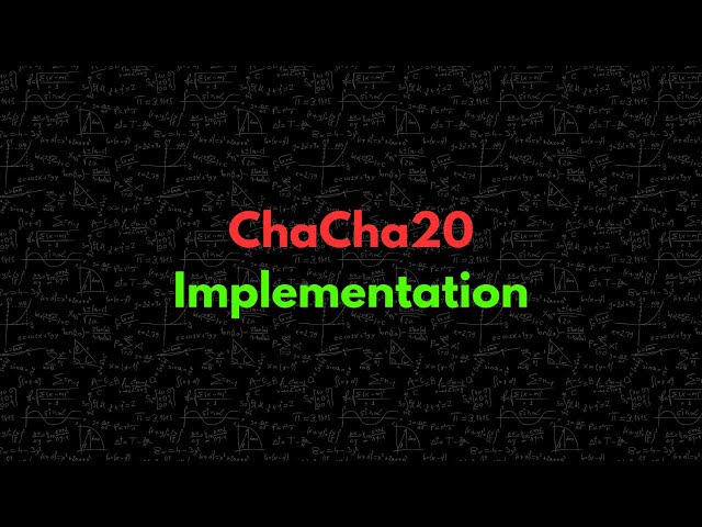 [Crypto] ChaCha20 Implementation & Attack