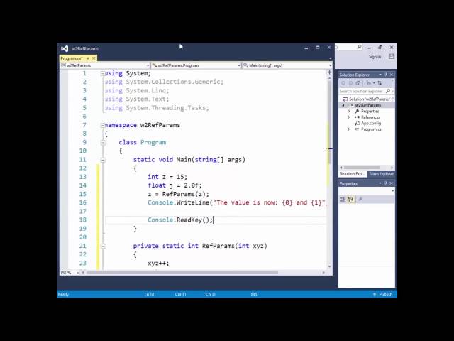 Learn C#.Net Programming Module 2b - Getting Deeper With Methods