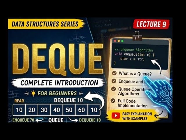 Dequeue Operation in Queue  | Dequeue Algorithm & Code