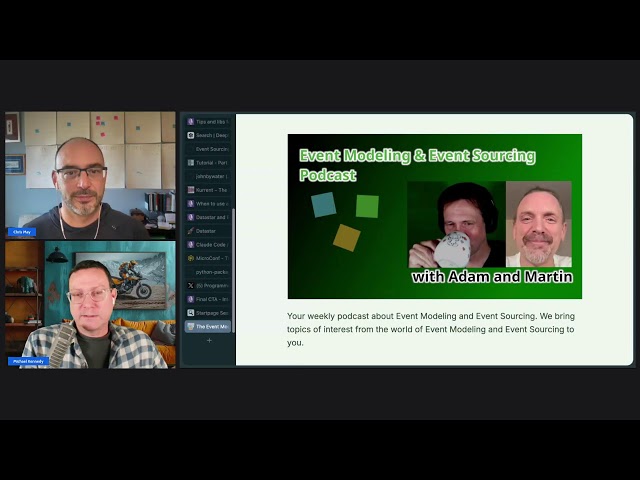 Event Sourcing Design Pattern - Talk Python to Me Ep. 548