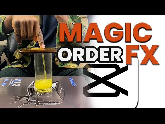 How to create the Magic Order effect in CAPCUT | Capcut tutorial