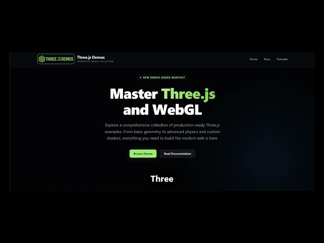 Master Three.js & WebGL | Learn 3D Web Development — Sany Amin
