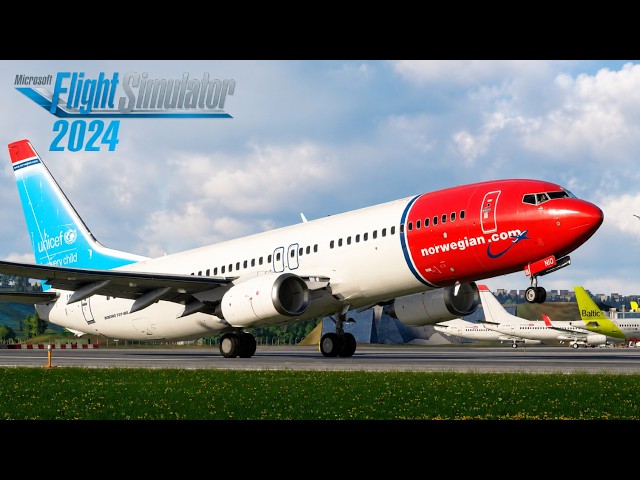 Flight Simulator 2024: PMDG B737-800 Stavanger - Manchester | Norwegian Full Flight | MSFS 2024