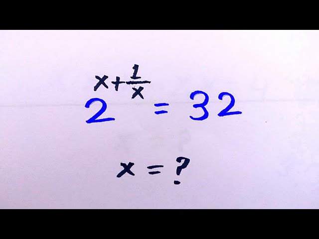 A Nice Olympiad Exponential Problem || How to Solve?