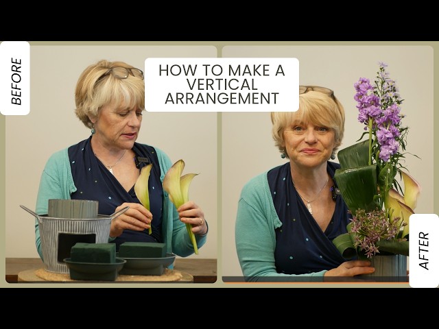 Do You Have Difficulty Arranging with Calla Lilies? - Design 1 step by step tutorial