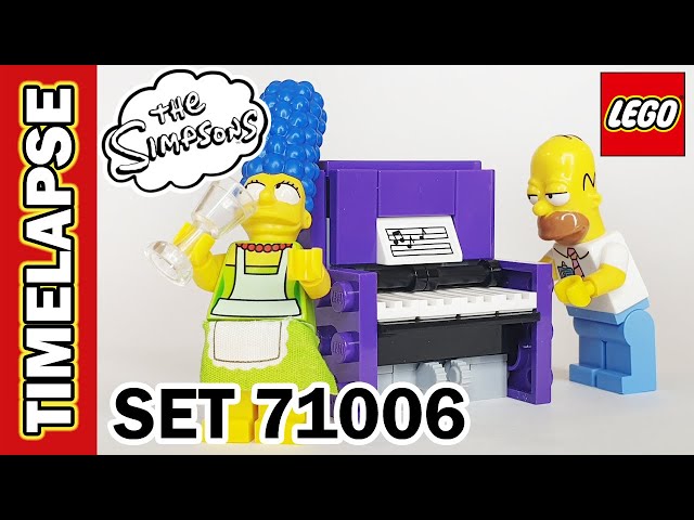 LEGO The Simpsons House Time-lapse Build Set 71006 - What Stop motion Easter Eggs Can You Find?!