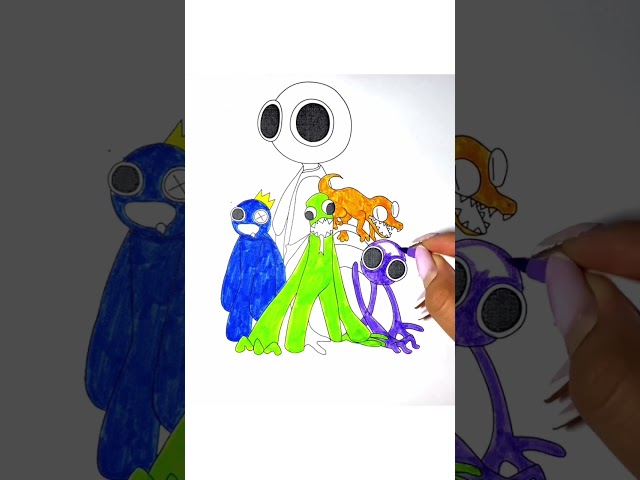 Roblox Rainbow Friends Coloring Pages / Elektronomia & RUD Memory [NCS Release] #drawing #coloring
