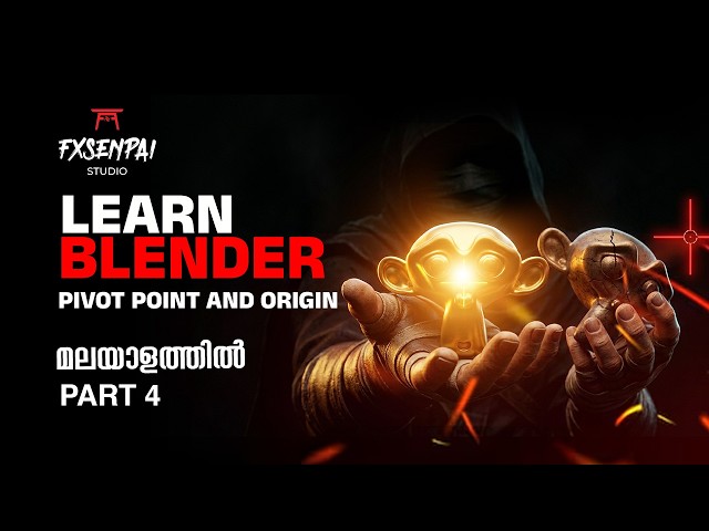 Blender Pivot Point & Origin Explained Malayalam