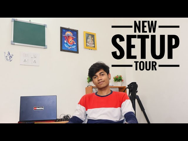 MY NEW YOUTUBE SETUP TOUR - Manish4u