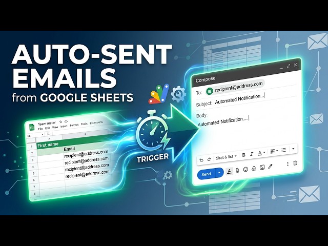 How to auto Generate emails from Google Sheets data (Quick Guide)