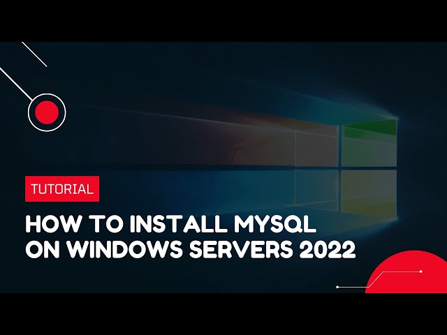 How to install MySQL on Windows Server 2022 | VPS Tutorial