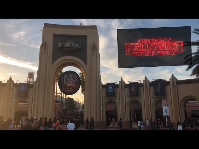 Halloween Horror Nights 2018 Vlog (Stranger Things)