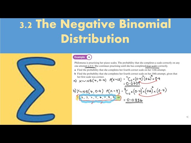 3.3 The Negative Binomial Distribution (FS1 - Chapter 3: The geometric distribution)
