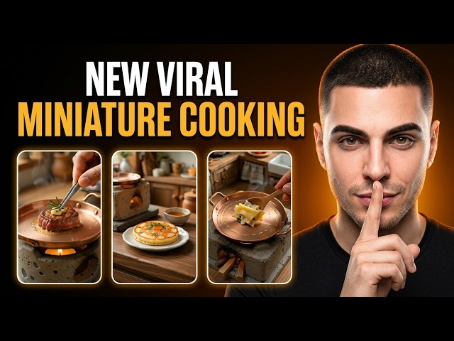 How to Make Viral Miniature Cooking Videos With AI