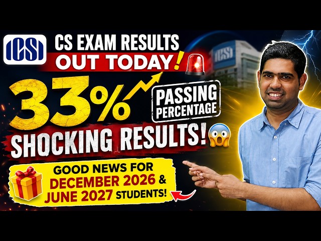 CS Results Shocked Everyone! 33% Pass Percentage — What Just Happened?