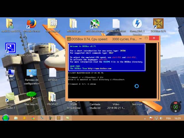 dosbox tuto francais