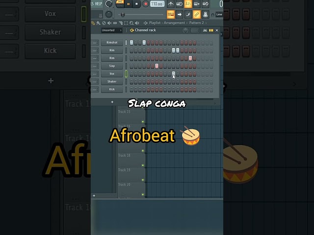 How To Make AFROBEAT Drums🥁 n FL STUDIO