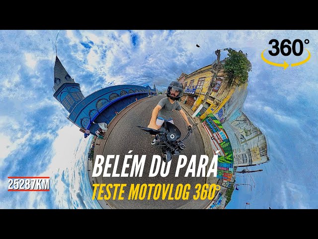 MOTOVLOG 360º in Belém do Pará | First test! Tell me what you think!