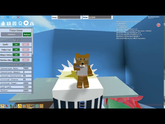 ALL BEE SWARM CODE ON AUGUST 2019 ! (WORKING)