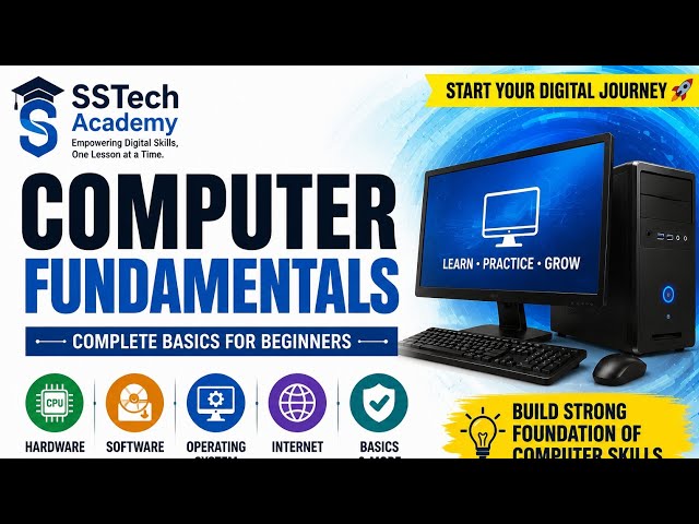  Computer Basics for Beginners | What is a Computer? |  SSTech Academy 