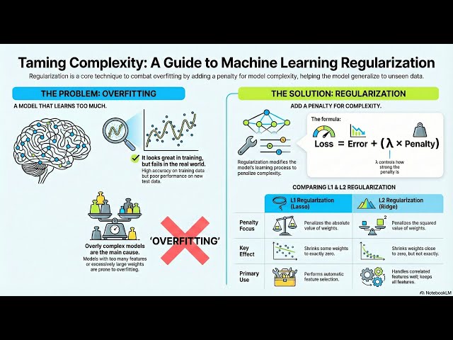 Regularization ,How Regularization Works?,Lasso Regression,Ridge Regression