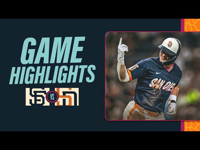 Resumen del juego Giants vs. Padres (31/07/26) | Resumen de la MLB
