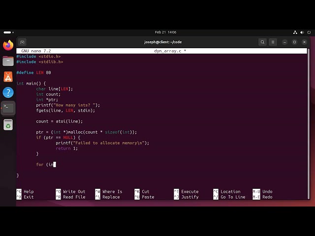 C Programming 025 - Dynamic Arrays