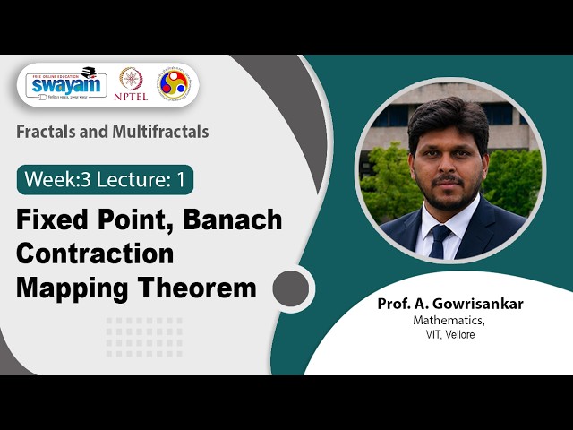 Lec 8: Fixed Point, Banach Contraction Mapping Theorem