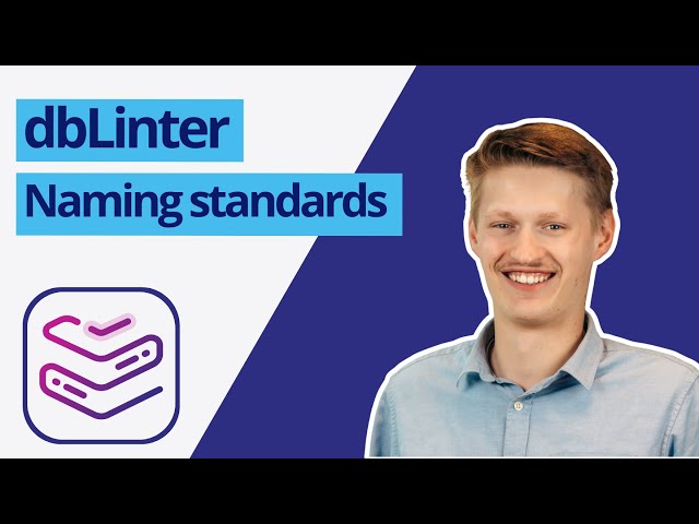 Configure PL/SQL naming standards with dbLinter