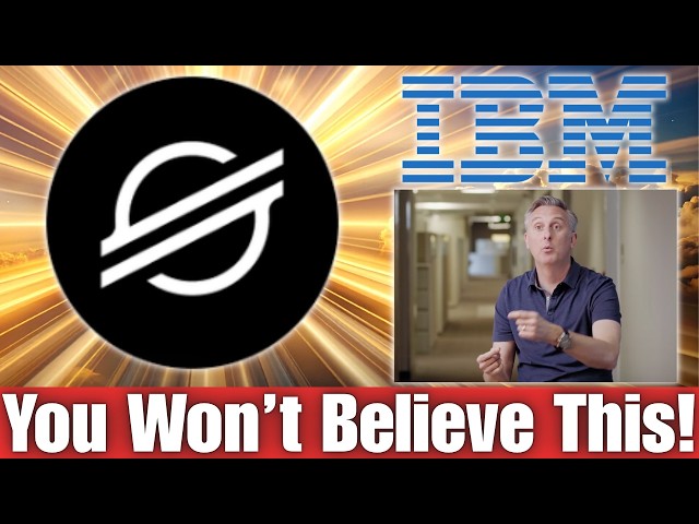 You won't believe what IBM has been doing with Stellar Lumens XLM.... (MUST WATCH)