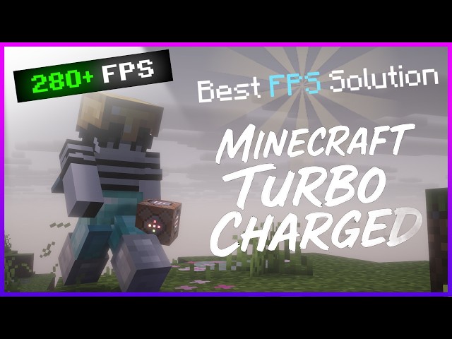 I made the best FPS BOOST Modpack for Minecraft | Turbocharged