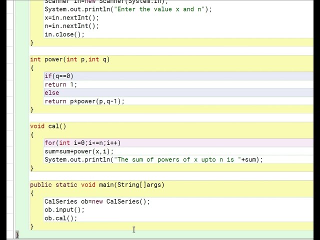 ISC Computer Science 2022 CalSeries(Recursion)