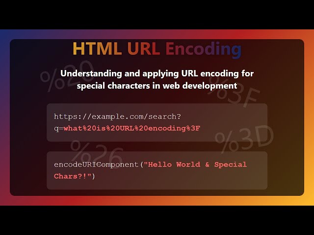 🚀 HTML URL Encoding: The Ultimate Beginner's Guide