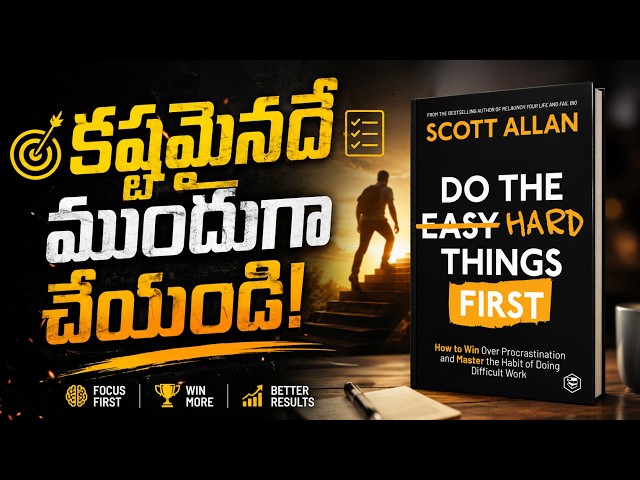 Do the Hard Things First and Change Your LIFE! | Do the Easy Hard Things First | Groww Up