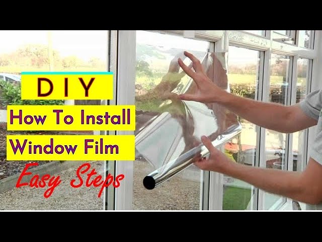 DIY - How to Install Window Tint Film  | Apply Frosted Window Film Without Bubbles