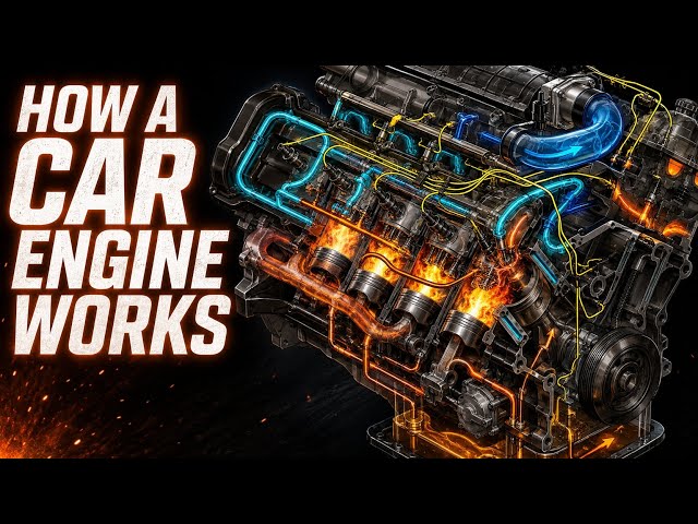 How a Car Engine Works — In Under 5 Minutes