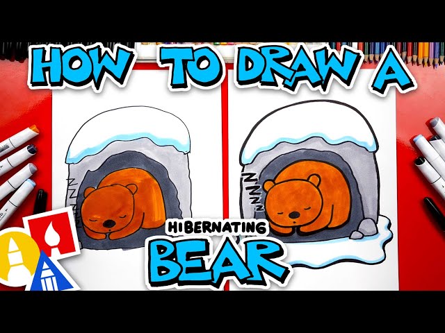 How To Draw A Hibernating Bear
