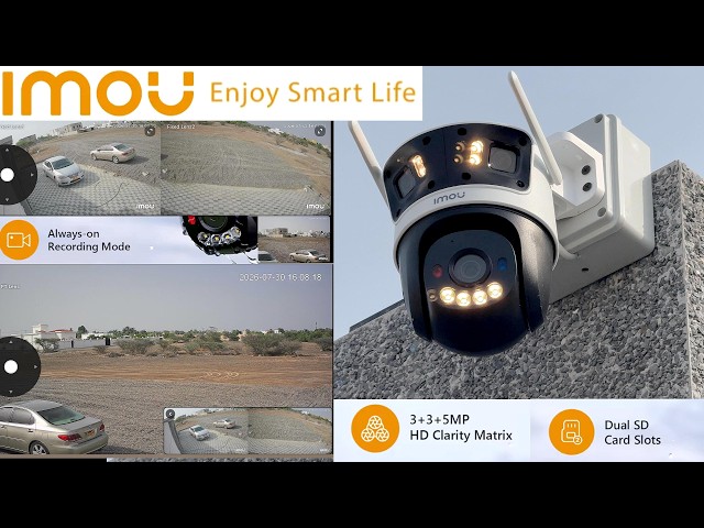 How to Install & Configure IMOU Cruiser Triple-Lens 3+3+5MP Outdoor Smart Security Camera Setup