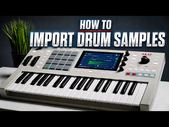 How To Import Drum Samples in MPC For Beginners