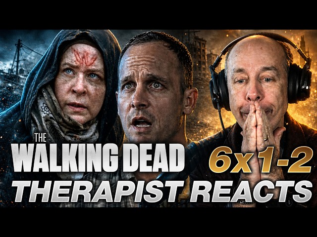 The Walking Dead S6 Ep 1-2 | First Time Watching | Therapist REACTS