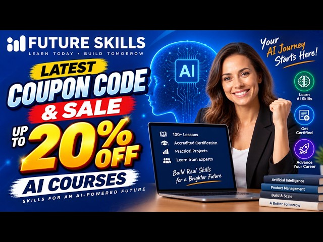 Future Skills Academy Coupon Code & Sale 🚀Save 20% OFF 🤖AI Courses Online Today!