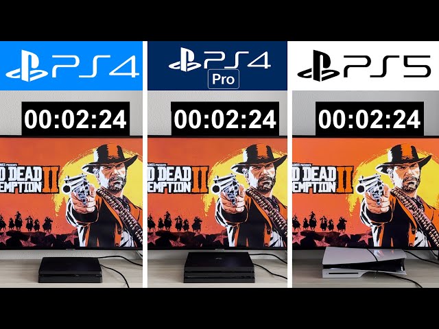 Red Dead Redemption 2 - PS5 vs PS4 Pro vs PS4