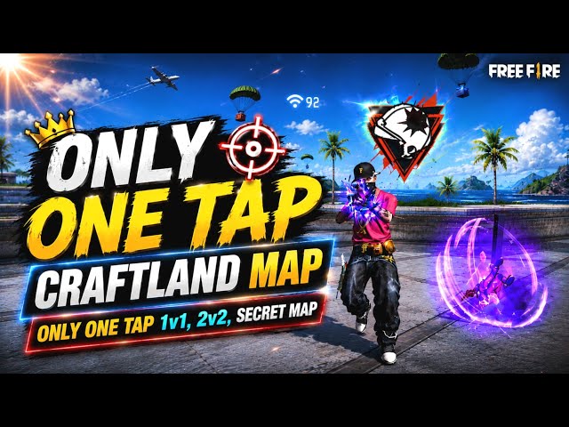 Craftland One Tap Map Code || 1v1 Craftland Map Code Only Headshot || 2v2 Craftland Map Code One Tap