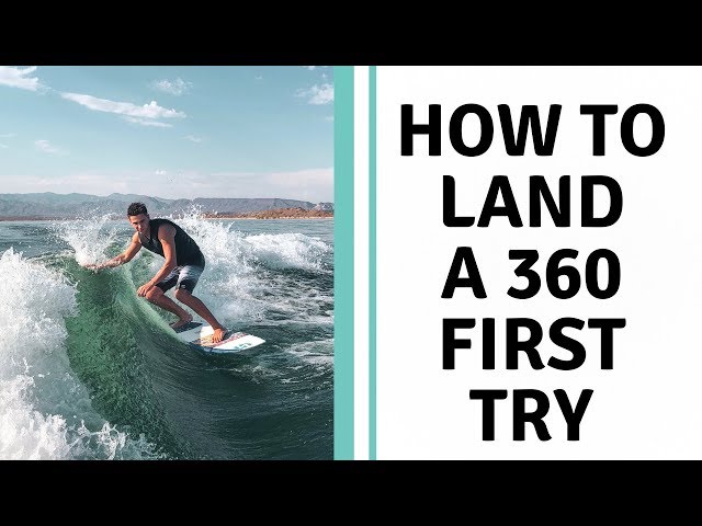 HOW TO LAND YOUR FIRST 360 | Wakesurf Tutorial By Connor Burns Pro Wakesurfer