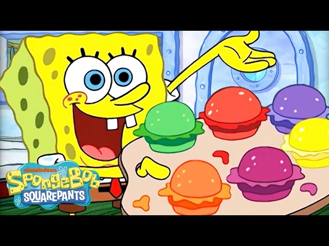 SpongeBob's Best Food Moments (Seasons 1-4) 🍔 | SpongeBob