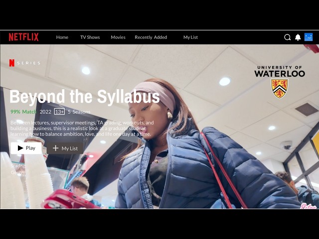*realistic* day in the life of a University of Waterloo student